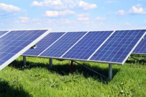 Solar panel installation in south California